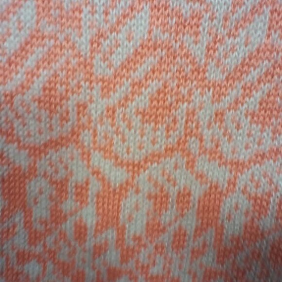 Vintage 90s Streetwear Womens Pastel Orange Longsleeve Knit Sweater Size: M-L - Picture 7 of 13